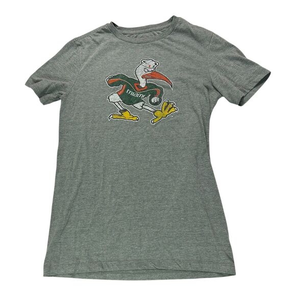 National Collegian Other - National Collegian Youth T-Shirt Green Miami Hurricanes Graphic XL Sebastian